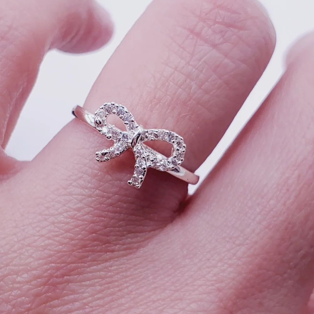 Silver Bow Ring